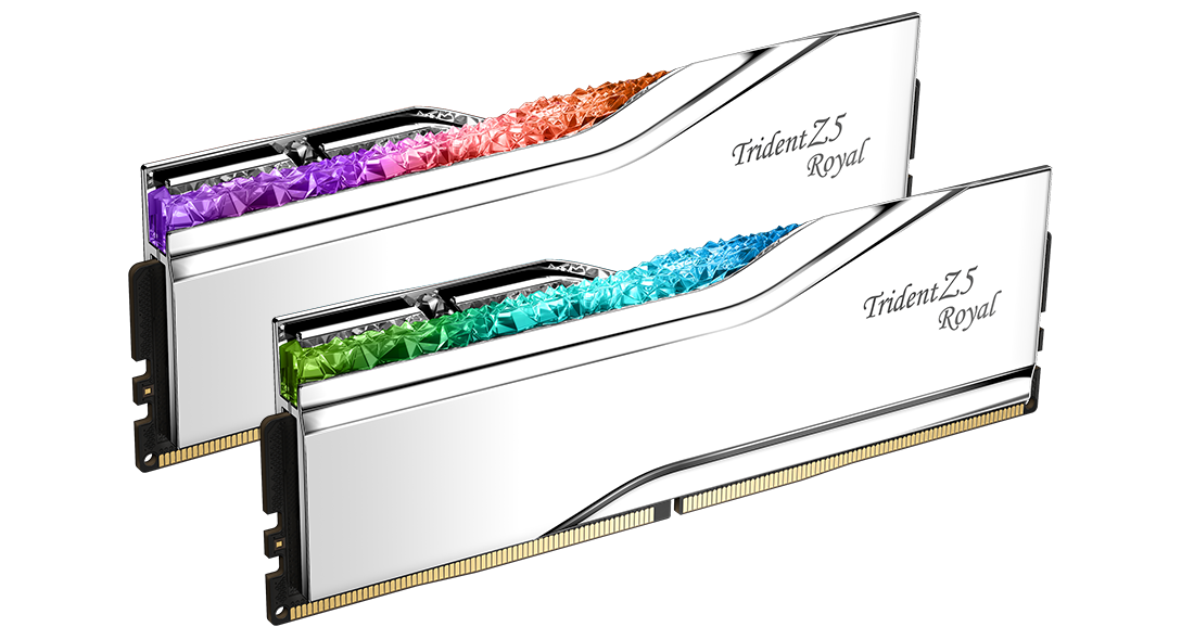 G.SKILL 48GB Kit (2x24GB) Trident Z5 ROYAL RGB Silver 銀色 F5
