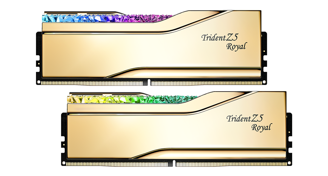 極上　東民在銘　金象嵌印材　32g 東Y8-0109☆2F G.SKILL 48GB Kit (2x24GB) Trident Z5 ROYAL RGB Gold 金色 F5