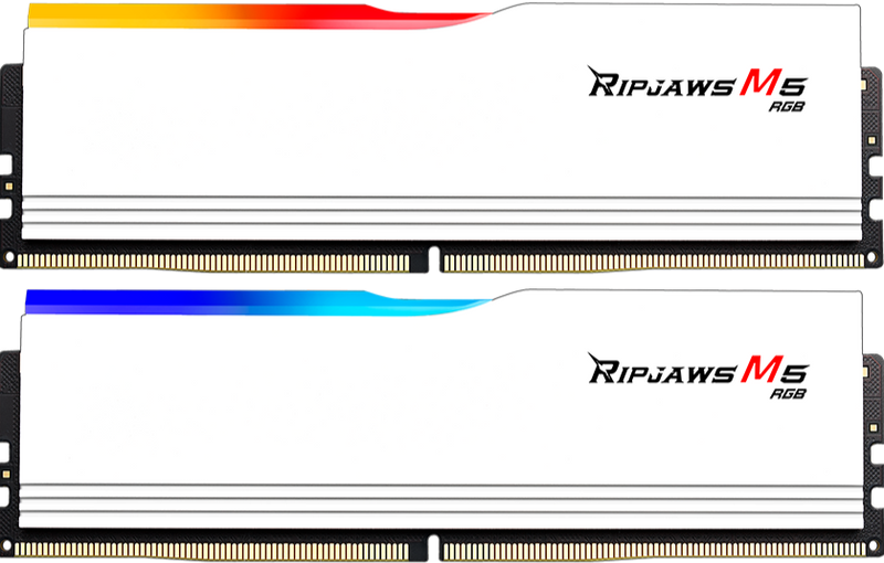 G.SKILL 32GB Kit (2x16GB) Ripjaws M5 RGB White 白色 F5-6400J3648F16GX2-RM5RW DDR5 6400MHz Memory