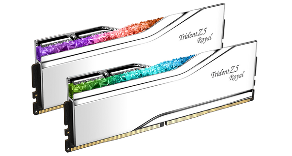 G.SKILL 32GB Kit (2x16GB) Trident Z5 ROYAL RGB Silver 銀色 F5-6800J3445G16GX2-TR5S DDR5 6800MHz CL34 Memory