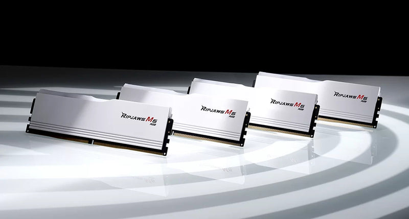 G.SKILL 32GB Kit (2x16GB) Ripjaws M5 RGB White 白色 F5-6000J3636F16GX2-RM5RW DDR5 6000MHz Memory