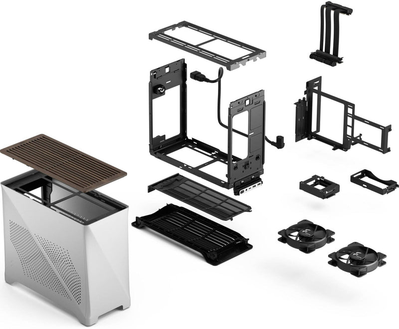 Fractal Design Era 2 Silver Mini-ITX Case FD-C-ERA2N-01 
