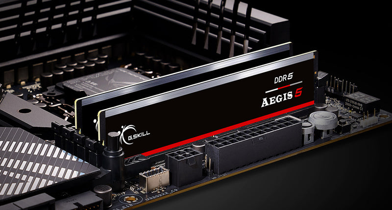G.SKILL Aegis Gaming 16GB (1x16GB) DDR5 6000MHz F5-6000J3636F16GX1-IS Memory Support Intel XMP 3.0 / AMD EXPO