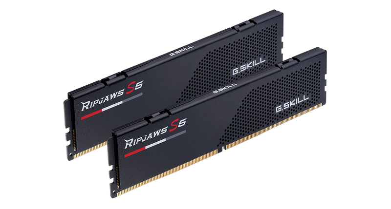 G.SKILL 32GB Kit (2x16GB) Ripjaws S5 Black 黑色 F5-6000J2836G16GX2-RS5K DDR5 6000MHz CL28 Memory