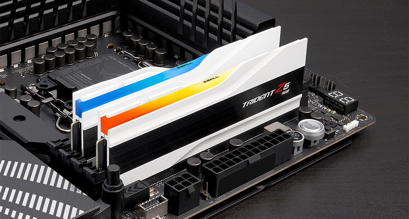 G.SKILL 64GB Kit (2x32GB) Trident Z5 RGB White 白色 F5-6000J2836G32GX2-TZ5RW DDR5 6000MHz CL28 Memory