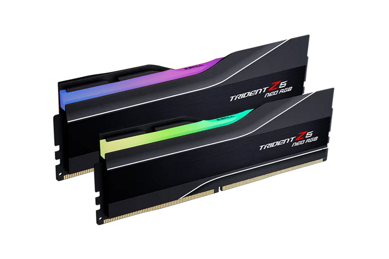 G.SKILL 48GB Kit (2x24GB) Trident Z5 Neo RGB Black 黑色 F5-6400J3239F24GX2-TZ5NR DDR5 6400MHz CL32 Memory (AMD EXPO)