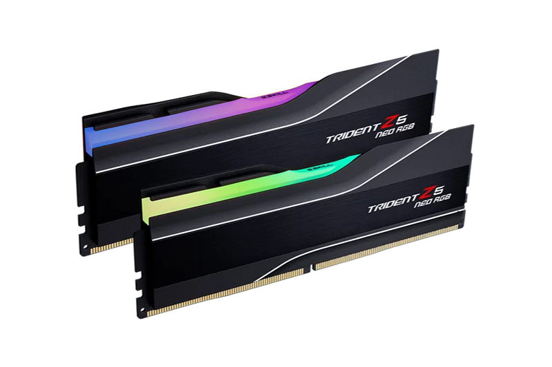 G.SKILL 32GB Kit (2x16GB) Trident Z5 Neo RGB Black F5-6000J3038F16GX2-TZ5NR DDR5 6000MHz Memory (AMD EXPO)