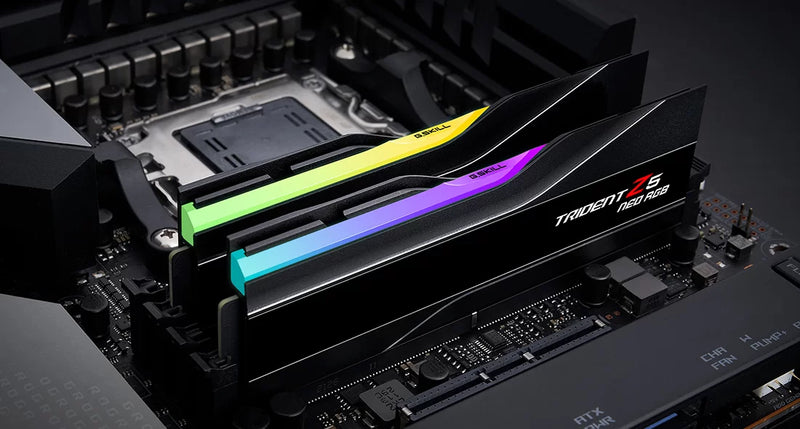 G.SKILL 64GB Kit (2x32GB) Trident Z5 Neo RGB Black 黑色 F5 G.SKILL 64GB Kit (2x32GB) Trident Z5 Neo RGB Black 黑色 F5