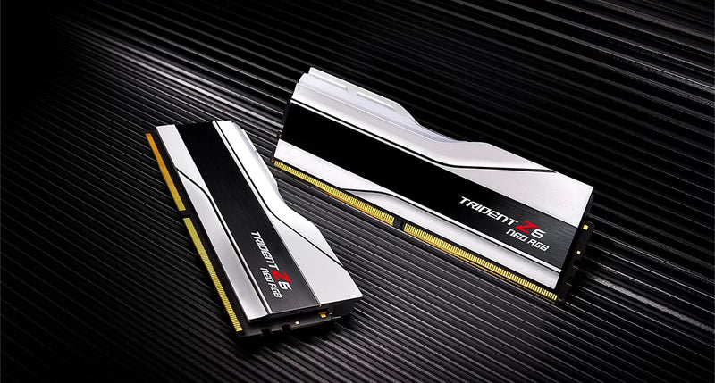 G.SKILL 64GB Kit (2x32GB) Trident Z5 Neo RGB White F5-6000J3036G32GX2-TZ5NRW DDR5 6000MHz Memory (AMD EXPO) 