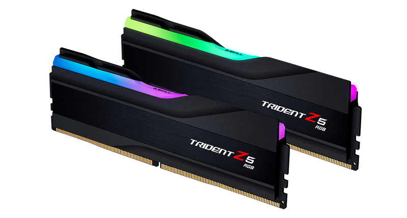 G.SKILL 48GB Kit (2x24GB) Trident Z5 RGB Black 黑色 F5-8000J4048E24GX2-TZ5RK DDR5 8000MHz CL40 Memory