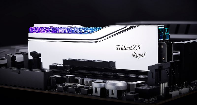 G.SKILL 64GB Kit (2x32GB) Trident Z5 ROYAL RGB Silver 銀色 F5-6000J2836G32GX2-TR5S DDR5 6000MHz CL28 Memory