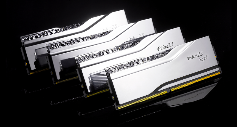 G.SKILL 64GB Kit (2x32GB) Trident Z5 ROYAL RGB Silver 銀色 F5-6000J2836G32GX2-TR5S DDR5 6000MHz CL28 Memory