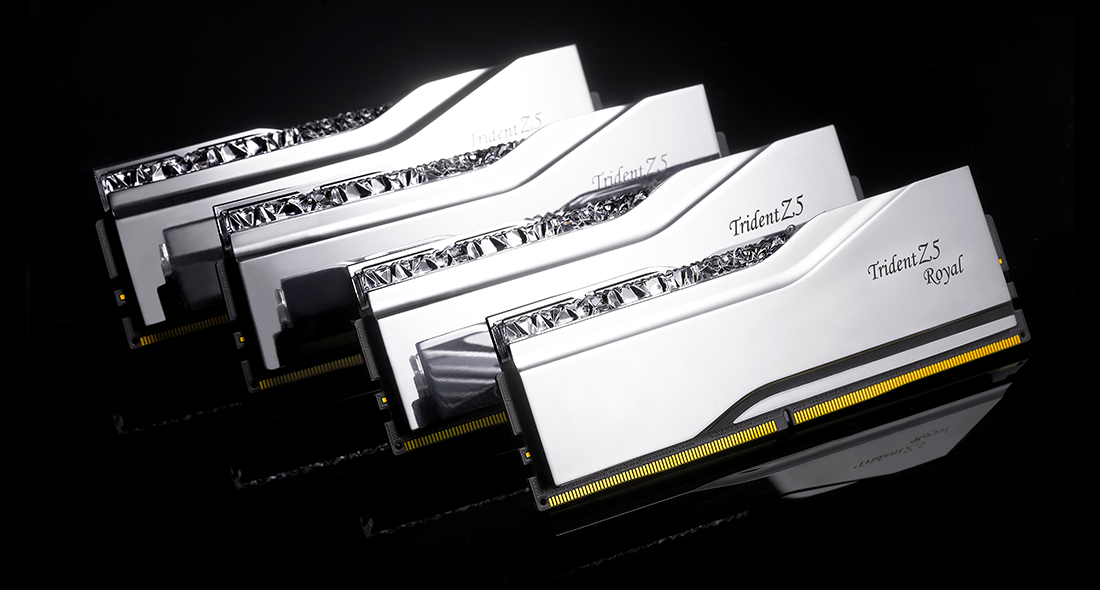 G.SKILL 32GB Kit (2x16GB) Trident Z5 ROYAL RGB Silver 銀色 F5