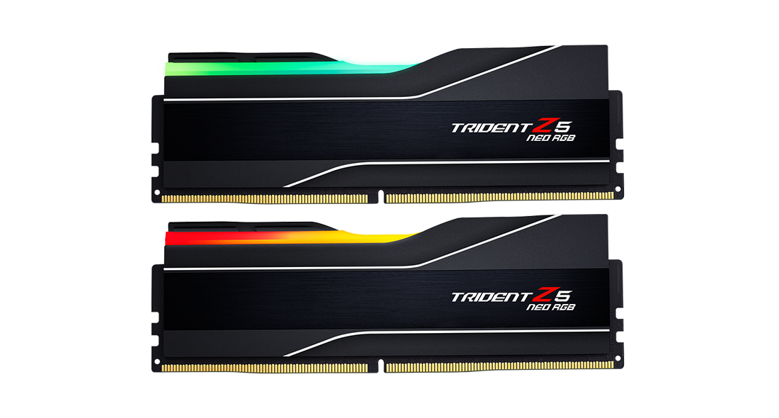 G.SKILL 64GB Kit (2x32GB) Trident Z5 Neo RGB Black 黑色F5