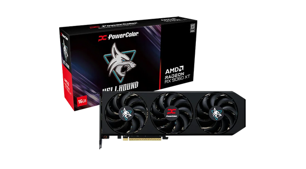 POWERCOLOR Radeon RX 9060 XT HELLHOUND 16GB GDDR6 (RX9060XT-HELLHOUND-