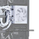 LIAN LI EDGE 1000W White 白色 ATX 3.1 80 Plus Platinum Full Modular Power Supply (EG1000 WHITE)