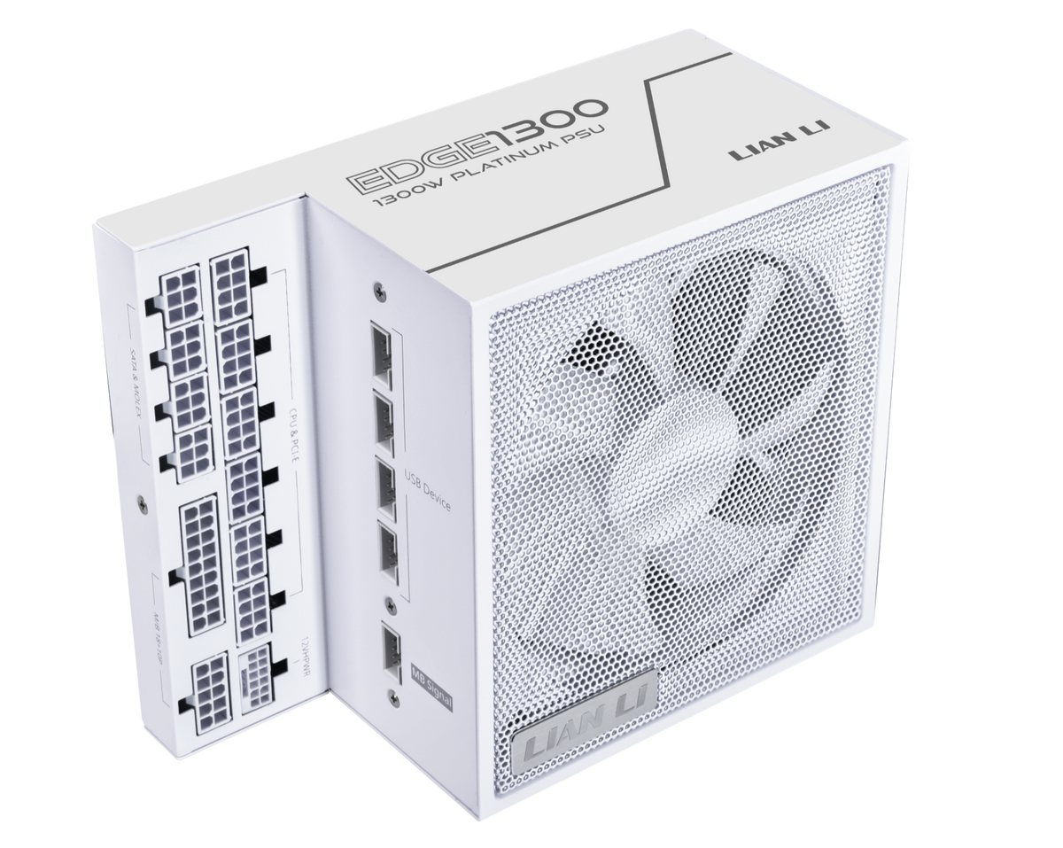 LIAN LI EDGE 1300W White 白色ATX 3.1 80 Plus Platinum Full Modular