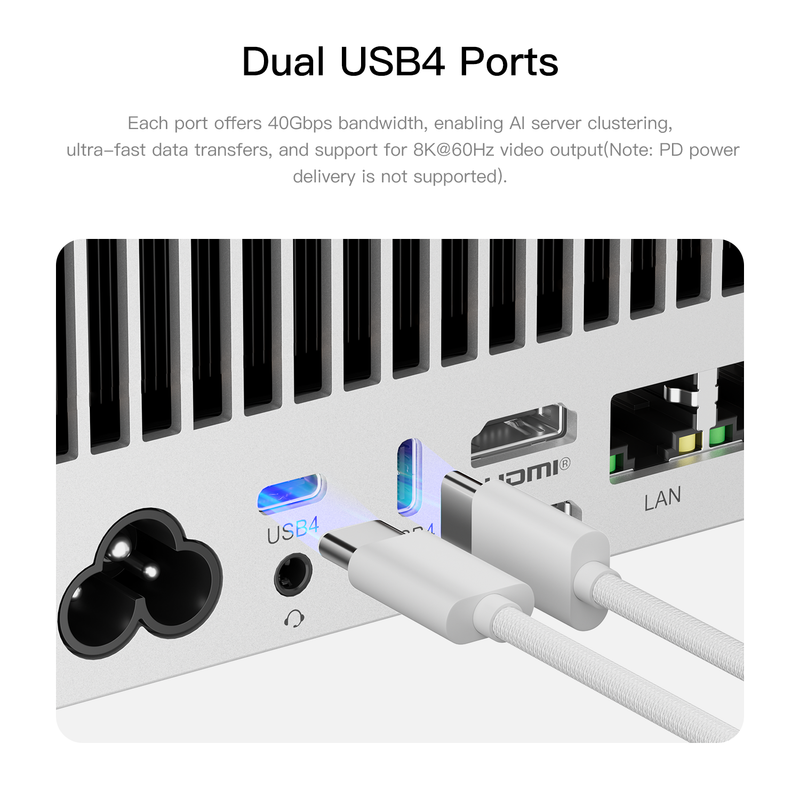 BEELINK BL/GTR9 Pro (128G+2T SYSTEM) Mini PC (AMD Ryzen AI Max+ 395 / 128GB LPDDR5X-8000 / 2TB SSD / Windows 11 Pro) CS-BG9P39A