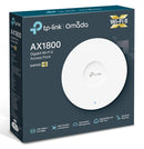 TP-Link Omada EAP620 HD AX1800 Wireless Gigabit Dual Band Ceiling Mount Wifi 6 Access Point with PoE+ Support