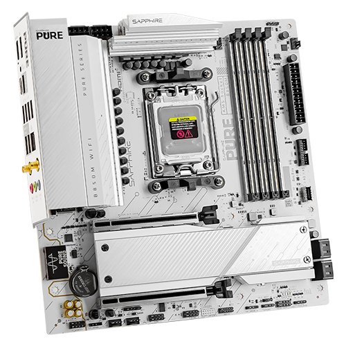 SAPPHIRE PURE B850M WIFI DDR5,Socket AM5 mATX Motherboard