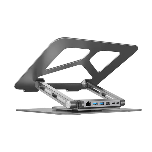 Unitek Laptop Stand (with Detachable 6-in-1 USB-C Hub) (D1109A) 