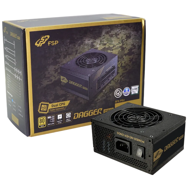 FSP 650W DAGGER PRO SFX 80Plus Gold Full Modular Power Supply (FSP-SDA2-650) 