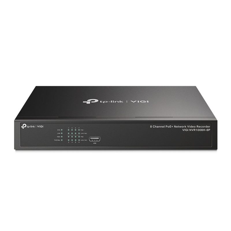 TP-Link VIGI NVR1008H-8P VIGI 8 路 PoE+ 網路監控主機(NVR)