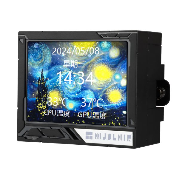 Thermalright Mjolnir Vision 360 BLACK Black ARGB w/3.5" IPS Screen 360mm Liquid CPU Cooler