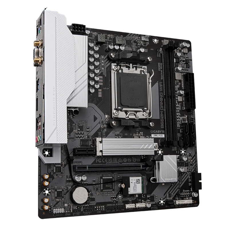 GIGABYTE B650M GAMING WIFI DDR5,Socket AM5 mATX Motherboard
