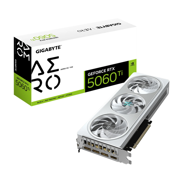 GIGABYTE GeForce RTX 5060 Ti AERO OC 16GB GDDR7 GV-N506TAERO OC-16GD