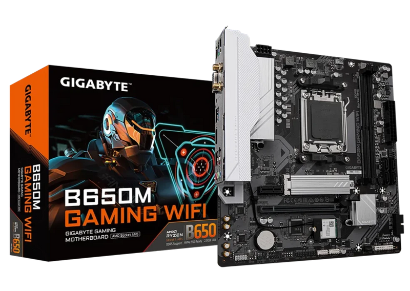 GIGABYTE B650M GAMING WIFI DDR5,Socket AM5 mATX Motherboard