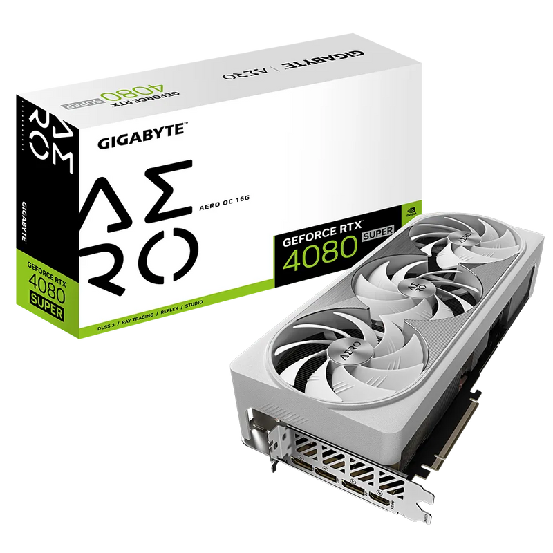 GIGABYTE GeForce RTX 4080 Super AERO OC 16GB GDDR6X GV-N408SAERO OC-16GD