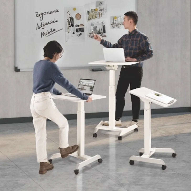 Brateck FWS07-1 (White) Lifting Office Desk (DK-FWS07) (Direct Delivery from Agent) (Installation not included) 