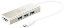 j5create JCH347 USB-C to SD/MicroSD 讀卡器及 3-Port USB-A 集線器 UH-JCH347