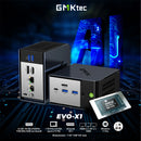 GMKtec CS-GEVOX1V EVO-X1 Mini PC (AMD Ryzen AI HX370 / 64GB DDR5 Ram / 1TB SSD / Windows 11 Pro)