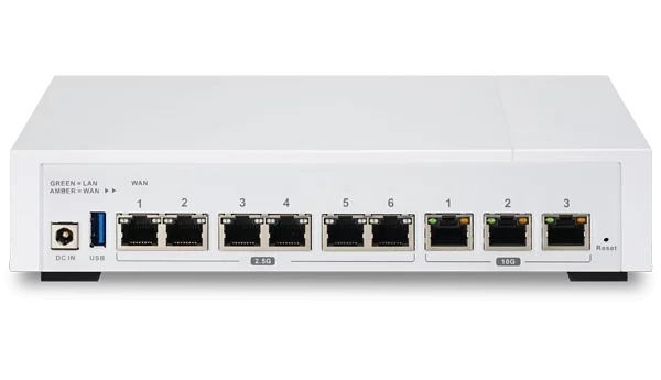 QNAP PUZZLE-M902 3 x 10GbE + 6 x 2.5GbE Port OpenWrt Router
