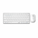 Rapoo 9000M Multi-mode Bluetooth + 2.4G wireless Ultra-slim Desktop Set (白色)