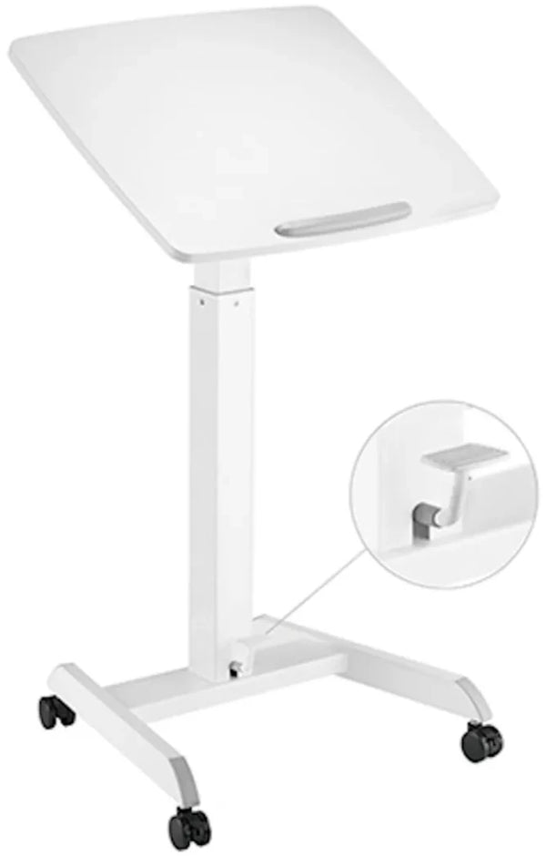 Brateck FWS07-1 (White) Lifting Office Desk (DK-FWS07) (Direct Delivery from Agent) (Installation not included) 