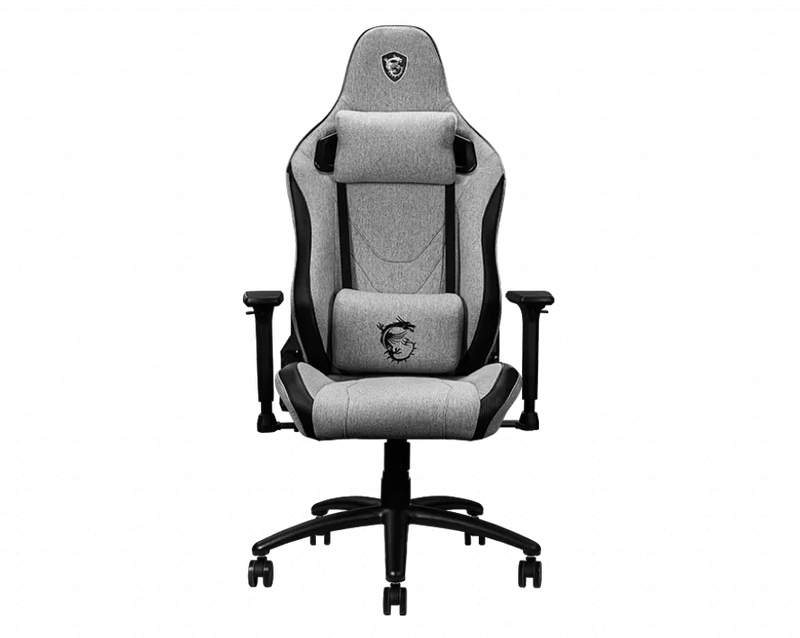 MSI MAG CH130 I FABRIC (Light Gray) Dragon Soul Gaming Chair (Direct Delivery from Agent)