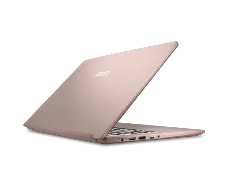 MSI Modern 14 C12MO 14" Beige Rose Pink i5-1235U/16GB/512GB/Intel Iris XE/Win11 Home ‎Thin and Light Business Notebook 