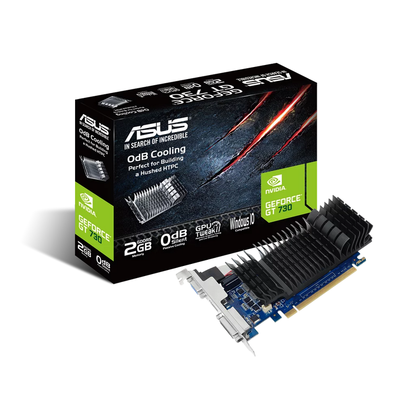 ASUS GeForce GT 730 2GB GDDR5  GT730-SL-2GD5-BRK (DI-E730SM2)