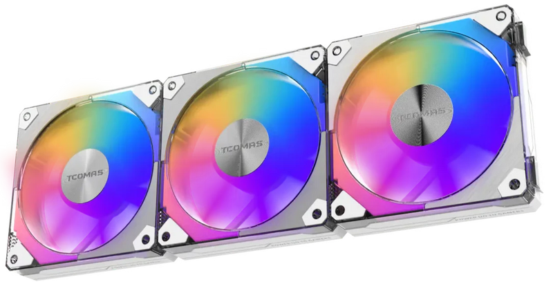 TCOMAS SJ-F700 3 in 1 ARGB White (TH-T703P+W) 機箱風扇套裝