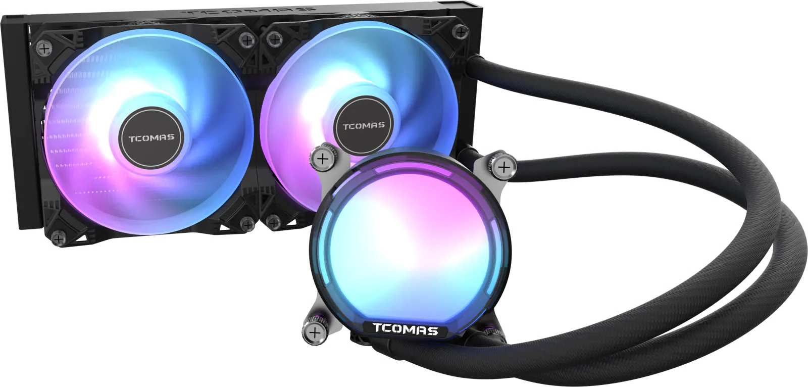 TCOMAS SJ-A080 240mm ARGB Black CPU Liquid Cooler (TH-TA0802B)