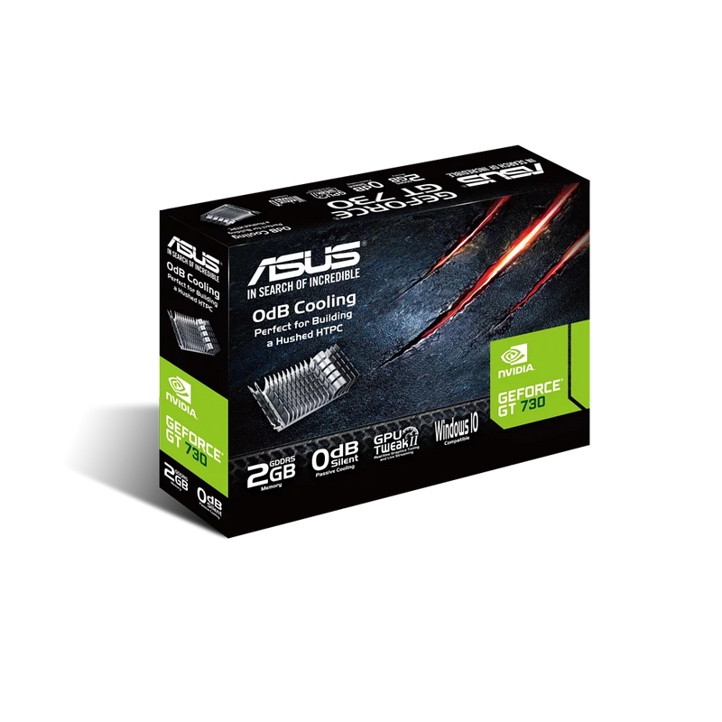 ASUS GeForce GT 730 2GB GDDR5  GT730-SL-2GD5-BRK (DI-E730SM2)