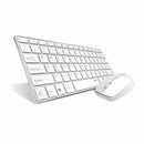 Rapoo 9000M Multi-mode Bluetooth + 2.4G wireless Ultra-slim Desktop Set (白色)