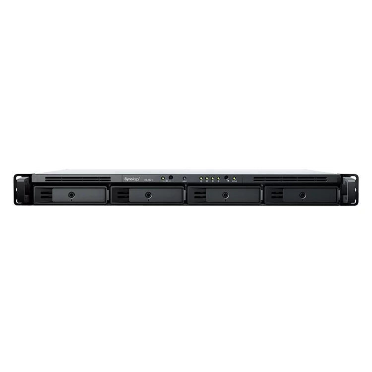 Synology RS422+ 4-Bay RackStation NAS (AMD Ryzen R1600 dual -core CPU, 2GB DDR4 ECC Ram, 1U)