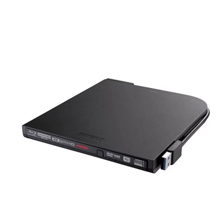 BUFFALO BRUHD-PU3-BK Black Ultra HD USB3.1 Portable Ultra 4K Blu-ray Writer