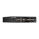 QNAP QSW-M3216R-8S8T Half-width Rackmount 16-Port 10GbE Layer 2 Web Managed Switch