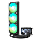 TRYX PANORAMA SE 360 ARGB Black 黑色 360mm L-shaped AMOLED Screen Liquid CPU Cooler TH-TPAS36A