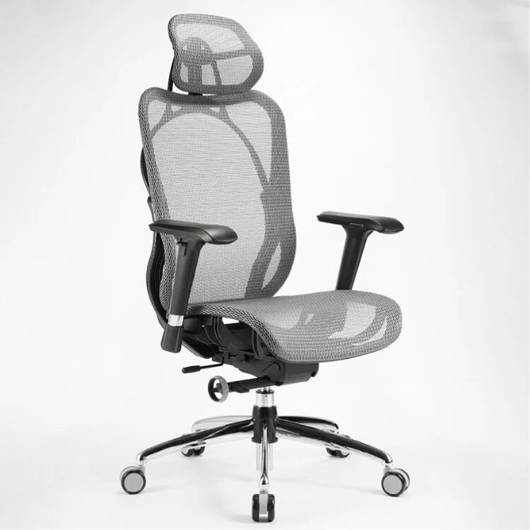 i-rocks T05 PLUS (matte silver grey) ergonomic mesh chair - GC-T05+GR (direct delivery from agent)